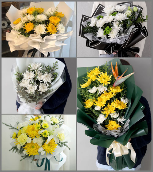 浙江省温州瑞安市上望街道白事花束代送